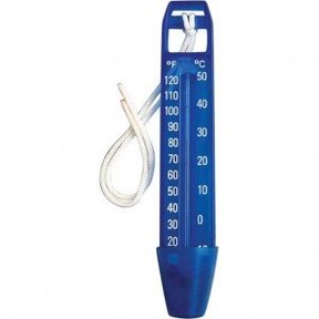 Floating or underwater thermometer.