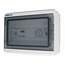 Switch box water resistant incl. clock