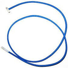 Blue elastic 6 mm 2 x cabiclic 1m20