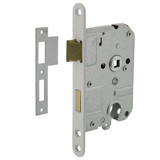 Intersteel Residential cylinder lock 55 mm, white, 20x175 mm, 50 mm thorn