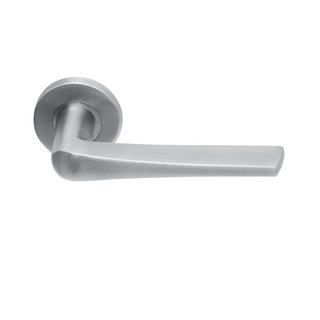 In-Door Solid stainless steel door handles Rome without BB