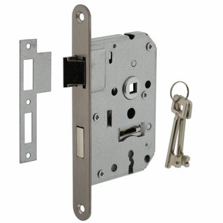 Intersteel Keypad Day and Night Lock 55mm, front plate 20x175mm, mandrel 50mm