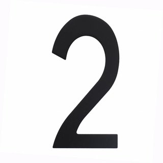 Intersteel Zwart huisnummer 2 - 150mm