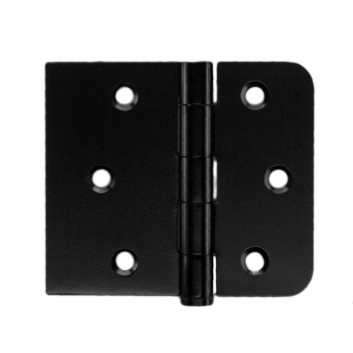 HDD Rotule angle droit et arrondi noir 80x94x2 mm