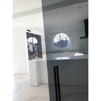 DEURGREEP COSMIC 200MM RVS ZWART