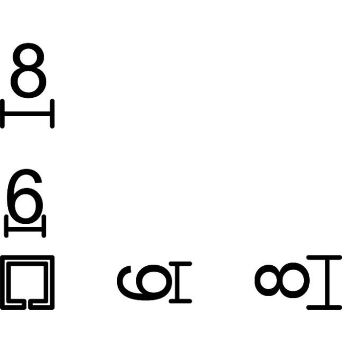 HDD Adapter from 6 to 8mm (2 pieces)
