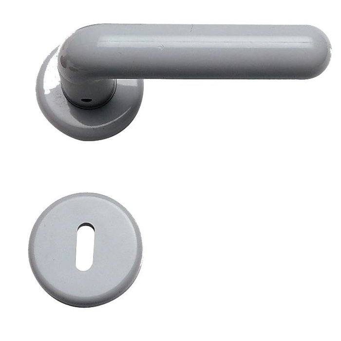 HDD Plastic door handle Panda light gray with key plates