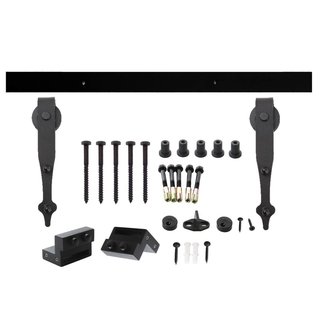 Intersteel Schiebetürsystem Classic Front mattschwarz