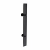 Intersteel Poignée de porte noire plate 400 mm x 40 mm mate