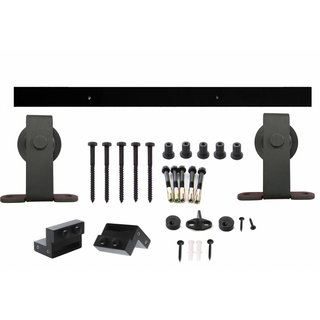 Intersteel Sliding door system Basic top side matt black