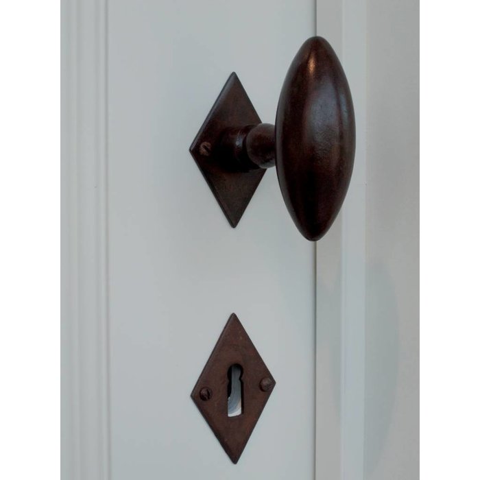 HDD Rust-colored door handles 'Olive diamond'