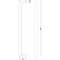 DEURTREKKER URG 25/650 INOX PLUS