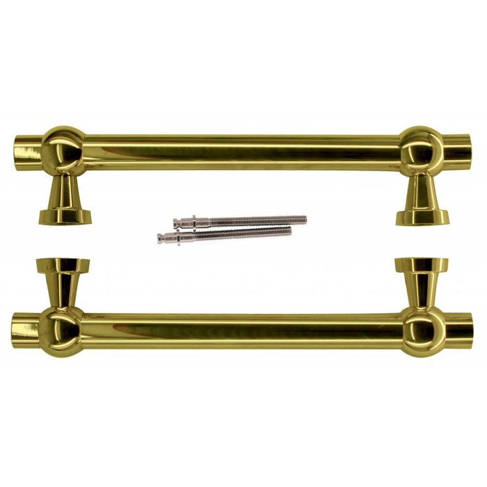 HDD Poignées de porte "Petra royal" 30/300/380 or non vernies paire épaisseur de porte > 30 mm