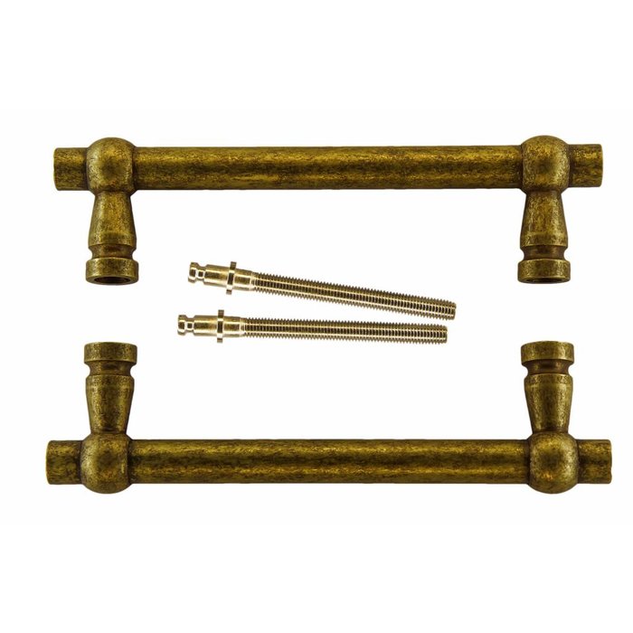 HDD Door handles "Petra" 19/200/258 Old Yellow pair for door thickness > 30 mm