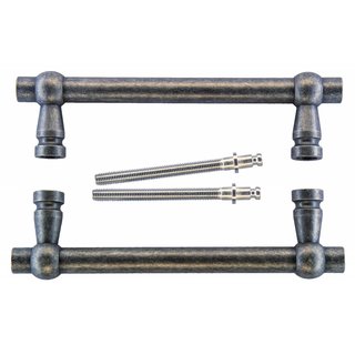 HDD Türgriffe „Petra“ Altsilber – Paar für Türstärke > 3 cm