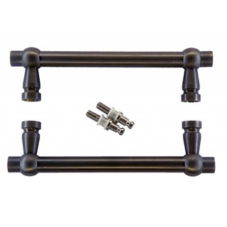 HDD Door handles "Petra" 19/200/258 Carbon pair for glass