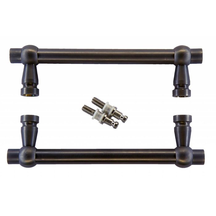 HDD Deurgrepen "Petra" 19/200/258  Carbon paar voor glazen deuren