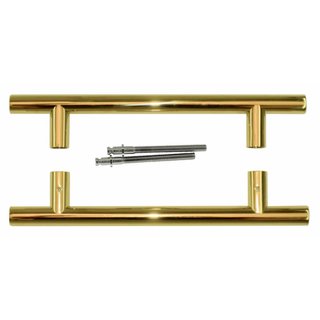 HDD Poignées de porte T 20/200/300 Titane - paire pour épaisseur de porte > 3 cm