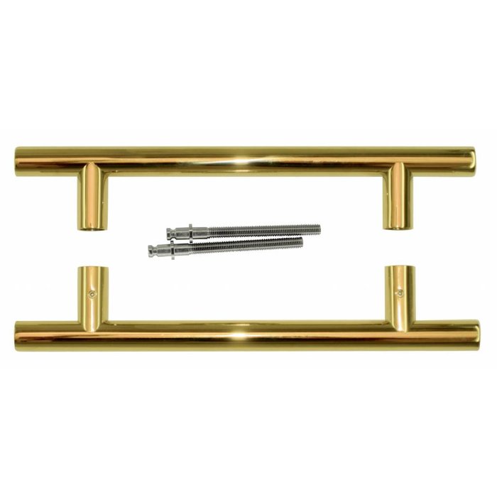 HDD Poignées de porte T 20/200/300 Titane paire - paire pour épaisseur de porte > 3 cm