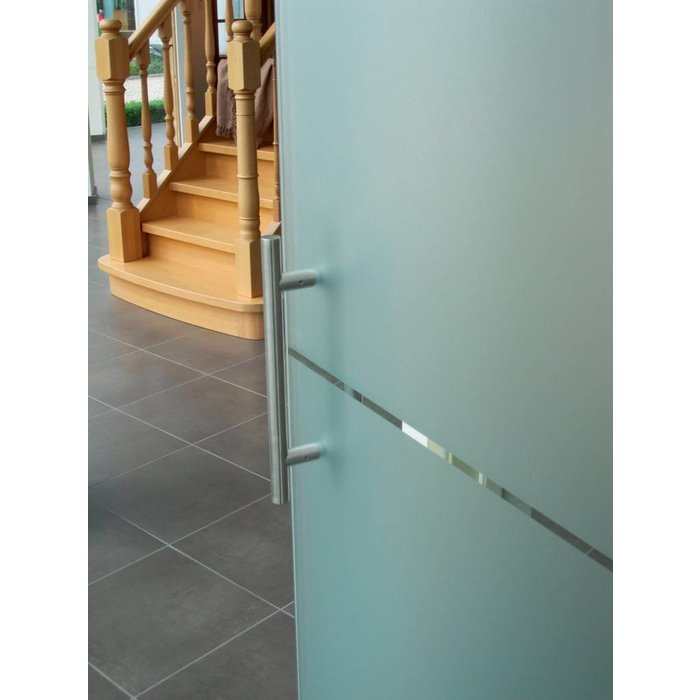 HDD Stainless steel door handles T 20/200/300 pair for door thickness > 30 mm