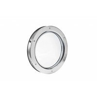 RVS patrijspoort B2000 300 mm + dubbel veiligheidsglas en éénzijdige bevestiging