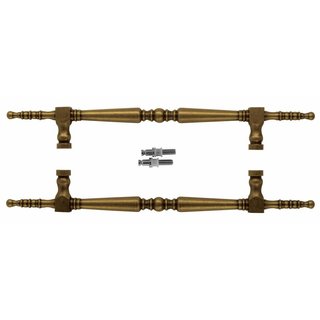 HDD Paire de poignées de porte "Rubens" T 260/418 Old Yellow pour verre