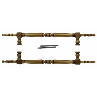 HDD Poignée de porte "Rubens" Vieux Jaune - paire pour épaisseur de porte > 3 cm