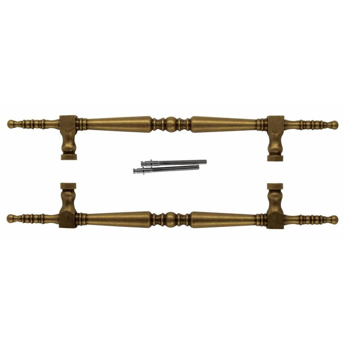 HDD Poignée de porte "Rubens" Vieux Jaune - paire pour épaisseur de porte > 3 cm