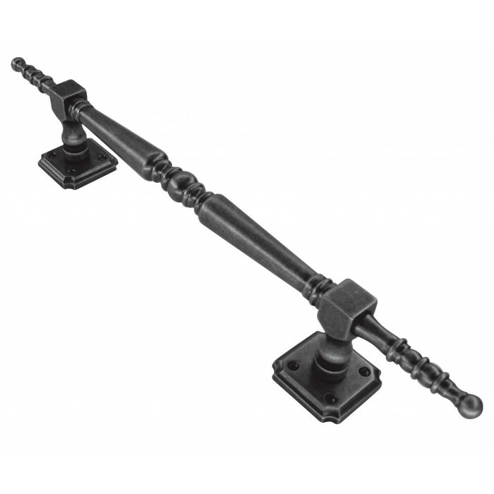 HDD Poignée de porte "Rubens" Vieil Argent - paire pour épaisseur de porte > 3 cm