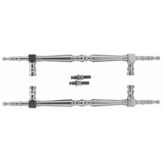 HDD Edelstahl-Türgriffpaar „Rubens“ für Glas