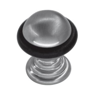 HDD Floor door stop retro stainless steel look floor mounting