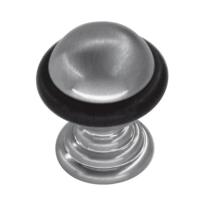 HDD Floor door stop retro stainless steel look floor mounting