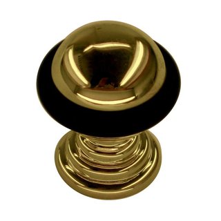 HDD Bodentürstopper Retro Gold nicht lackierte Bodenmontage