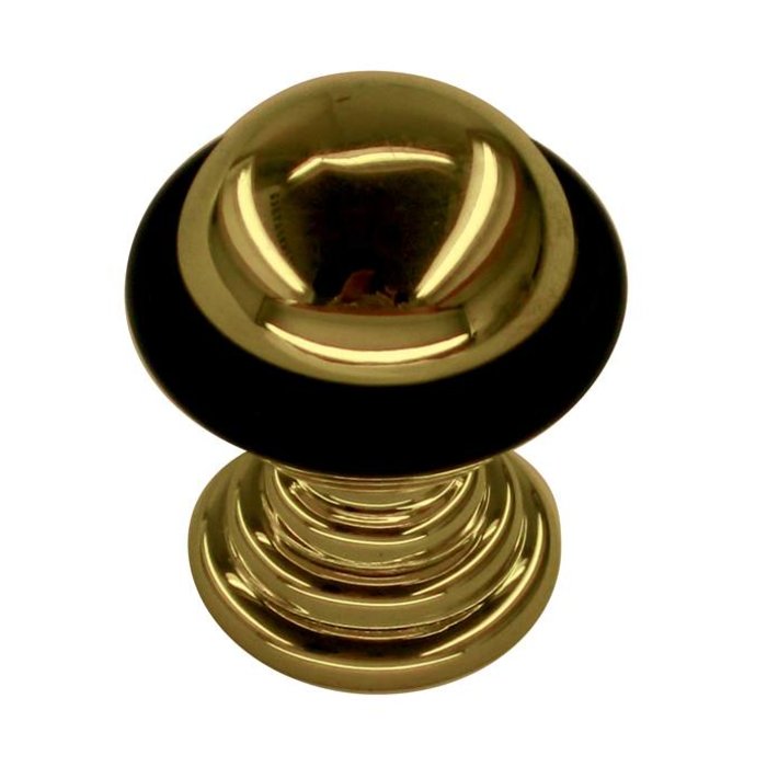 HDD Floor door stop retro gold unvarnished floor mounting