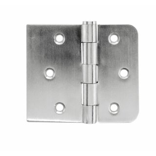 HDD Ball joint straight and rounded corner stainless steel 80x94x2mm