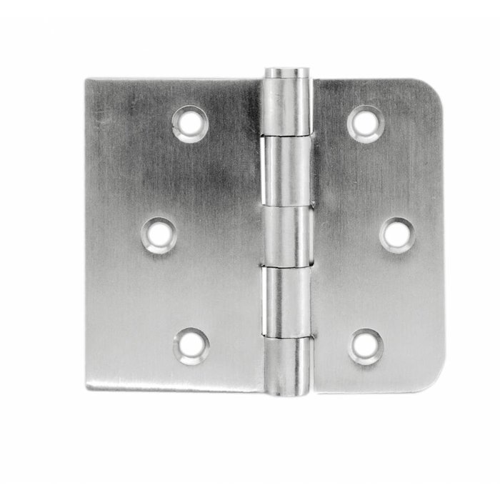 HDD Kugelgelenk gerade und abgerundete Ecke Edelstahl 80x94x2mm