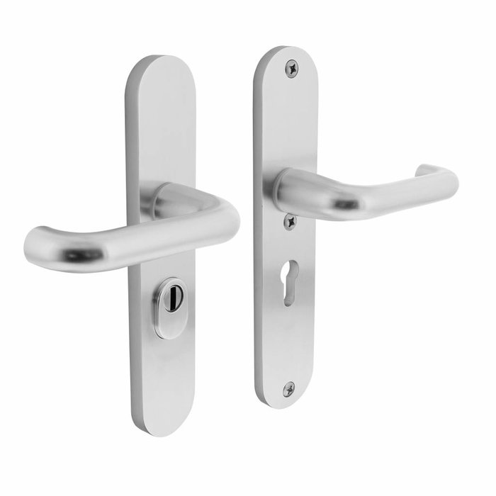 Intersteel Intersteel Sicherheitsbeschlag SKG3 Griff-/Kurbelprofilzylinder mit Kernziehschutz