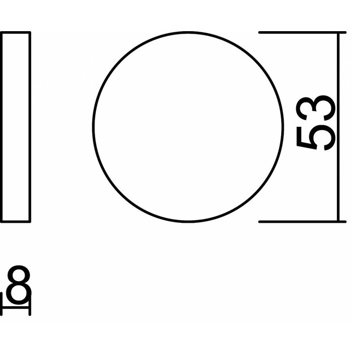 HDD Blind rozas round inox plus