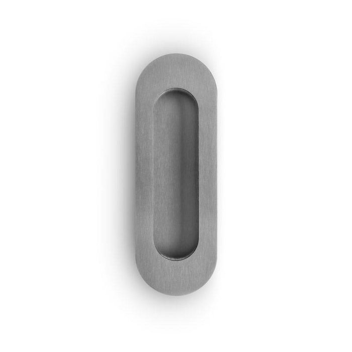 In-Door Sliding door bowl Oval 120x40mm stainless steel each