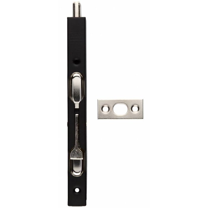 AGB Curseur latéral de serrure noir 162x16mm