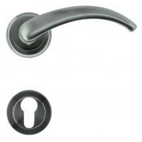 DEURKLINK MATRIX INOX MASSIEF R+E CYL