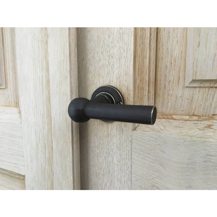 HDD Poignées de porte en laiton ancien Petra T + L