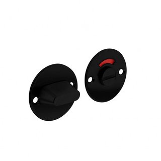 Intersteel Black WC closure 8mm round flat 50x2mm stainless steel