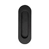 In-Door Black sliding door bowl oval stainless steel 120x40mm
