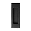 In-Door Cuvette à porte coulissante en inox noir, rectangulaire