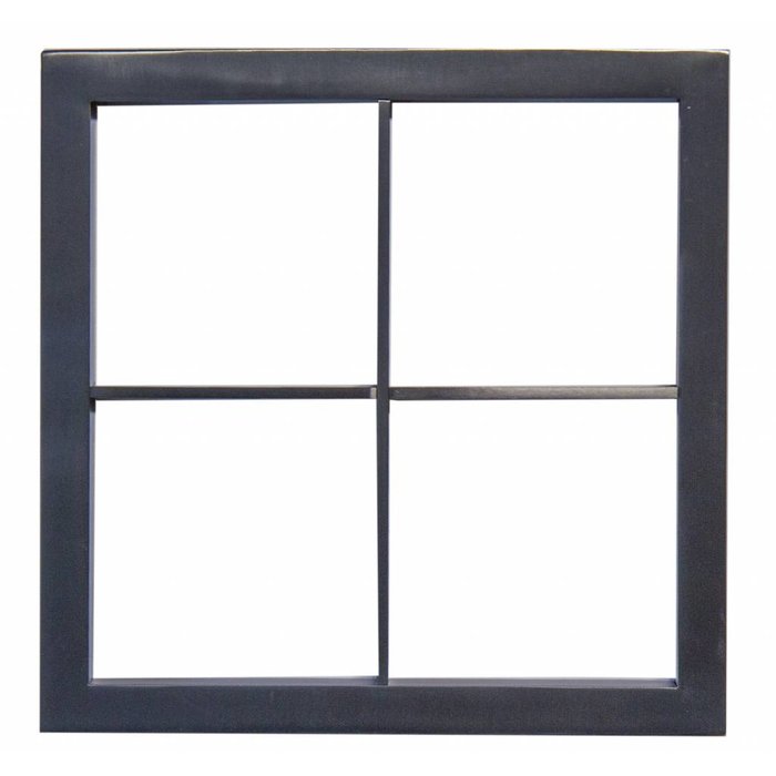 HDD Square porthole retro 245mm carbon look