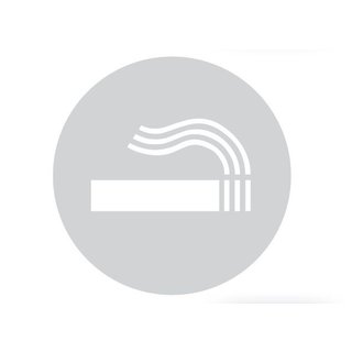 HDD Glass round picto smoke chamber 198mm thickness 4mm