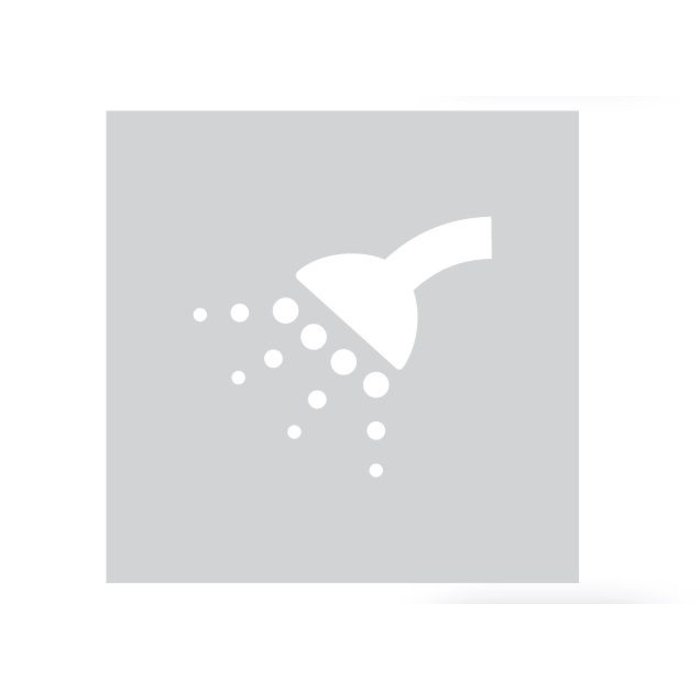 HDD Glass square picto bathroom 198mm thickness 4mm