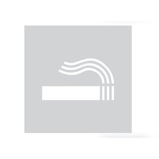 HDD Glass square picto smoking chamber 198mm thickness 4mm