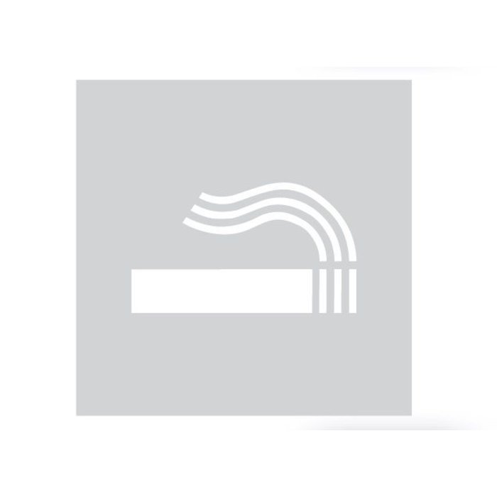 HDD Glass square picto smoking chamber 198mm thickness 4mm